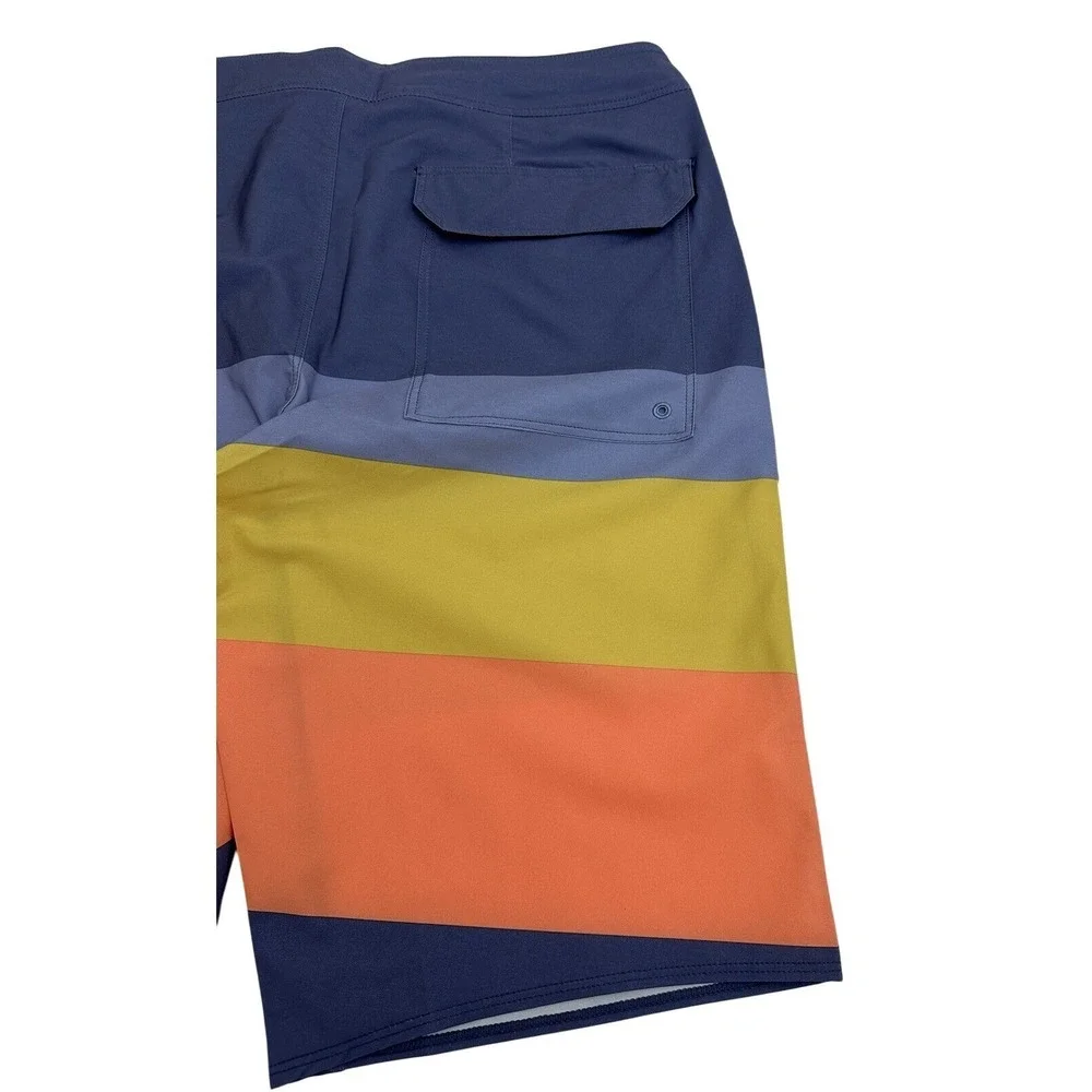 Patagonia Men's‎ Hydropeak Boardshorts 21 swim trunk The Point Current Blue 42